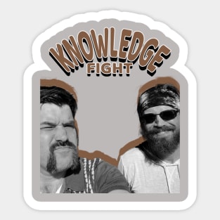 Knowledge Fight Sticker